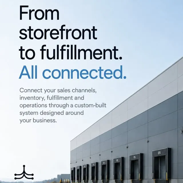 From storefront to fulfillment. All connected.
