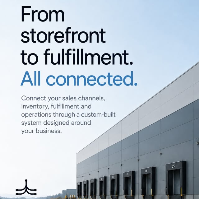 From storefront to fulfillment. All connected.